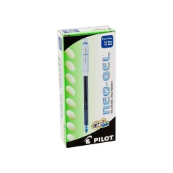 Pens|Pilot Neo-Gel Gel Pens, Fine Point, Blue Ink, Dozen (14002)