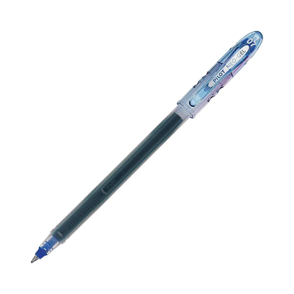 Pens|Pilot Neo-Gel Gel Pens, Fine Point, Blue Ink, Dozen (14002)