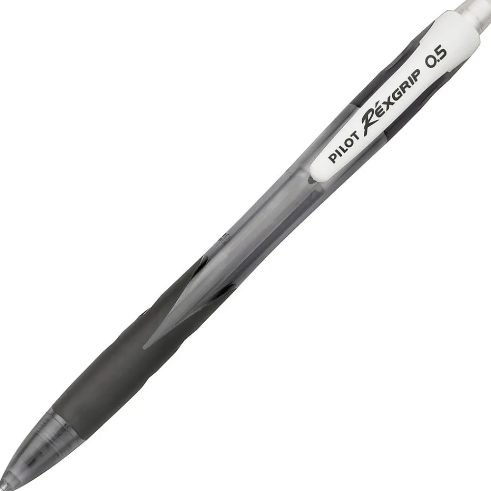 Pencils|Pilot RexGrip Mechanical Pencil, 0.5mm, #2 Medium Lead, Dozen (51220)