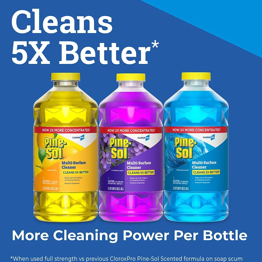 Multi-Surface Cleaner/Degreaser, Lavender Clean Scent, 80 Fl. Oz. 3/Carton (60608CT)<Pine-Sol Online