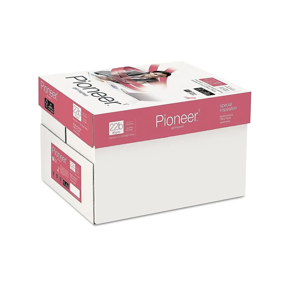 Multipurpose Paper*Pioneer 8.5" x 11" Multipurpose Paper, 22 lbs., 99 Brightness, 500/Ream, 10 Reams/Carton (PIO1122F)