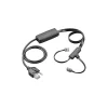Outlet Poly Plantronics APC-43 Electronic Hook Switch Adapter, Black (85Q55AA)