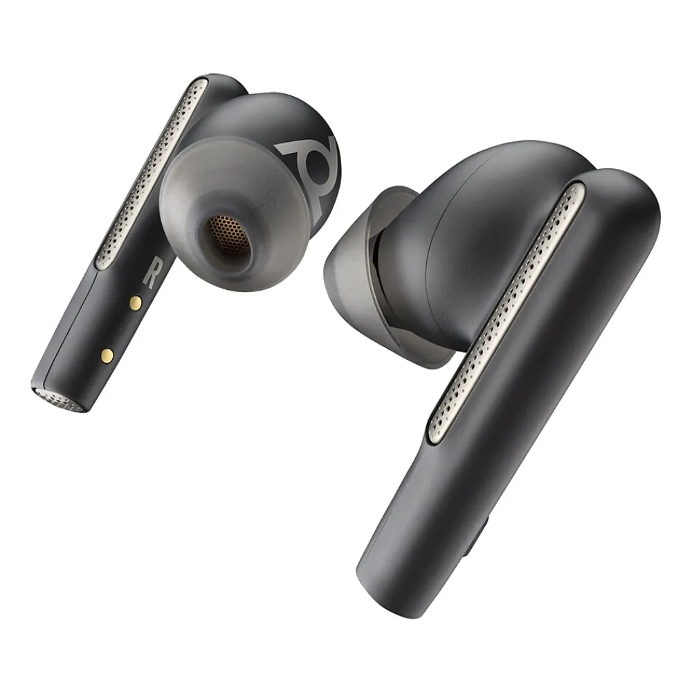 Plantronics Voyager Free 60 UC Wireless Noise Cancelling Bluetooth Earbuds, USB-C, MS Certified, Carbon Black (7Y8L8AA)<Poly Online