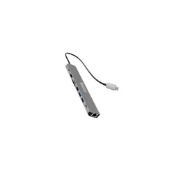 Plugable 9-Port USB-C Hub, Gray (USBC-9IN1E)