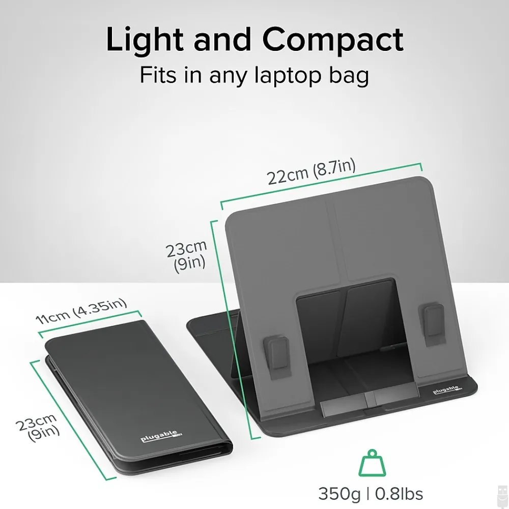 Portable Foldable Stand for Laptop/Tablet (PT-STANDX)<Plugable Outlet