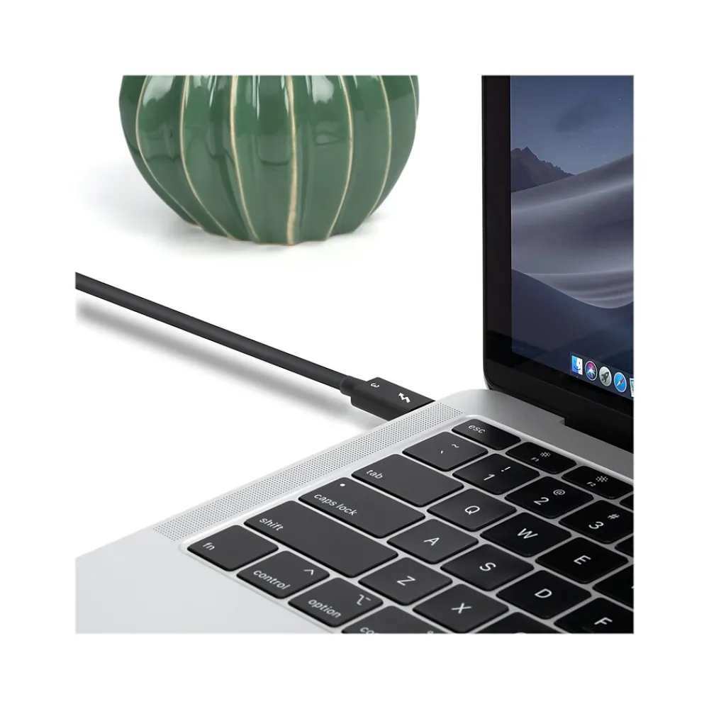 Plugable Thunderbolt 3 24" Cable, Black (TBT3-40G80CM)