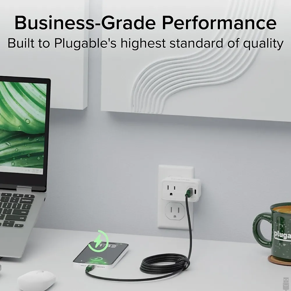 Plugable 6.6' USB-C to USB-A Cable, Black (USBC-A2M)