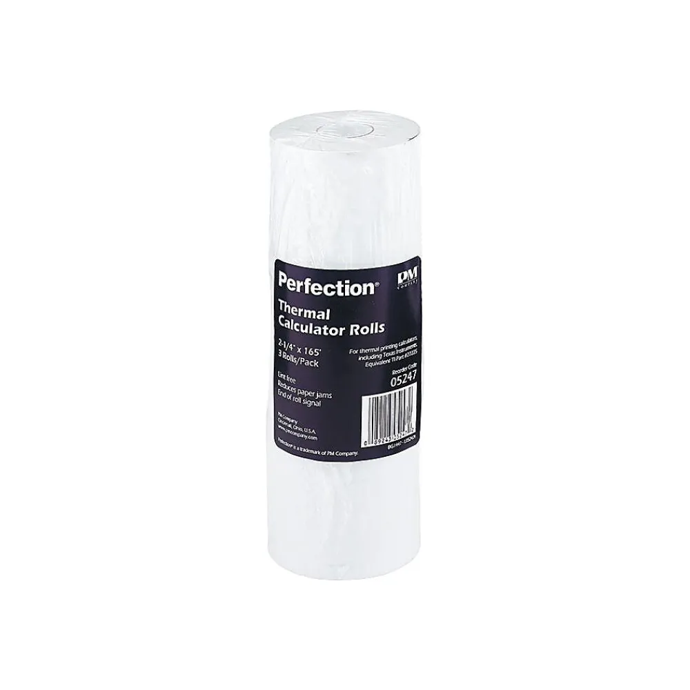 Pos Paper*PM Company ® Direct Printing Thermal Paper Roll, White, 2 1/4"(W) x 165'(L), 3/Pack