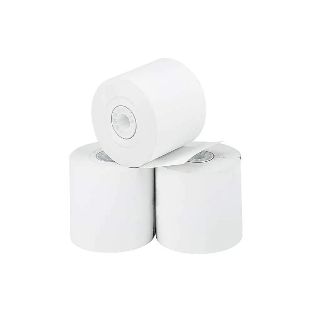 Pos Paper*PM Company ® Direct Printing Thermal Paper Roll, White, 2 1/4"(W) x 165'(L), 3/Pack