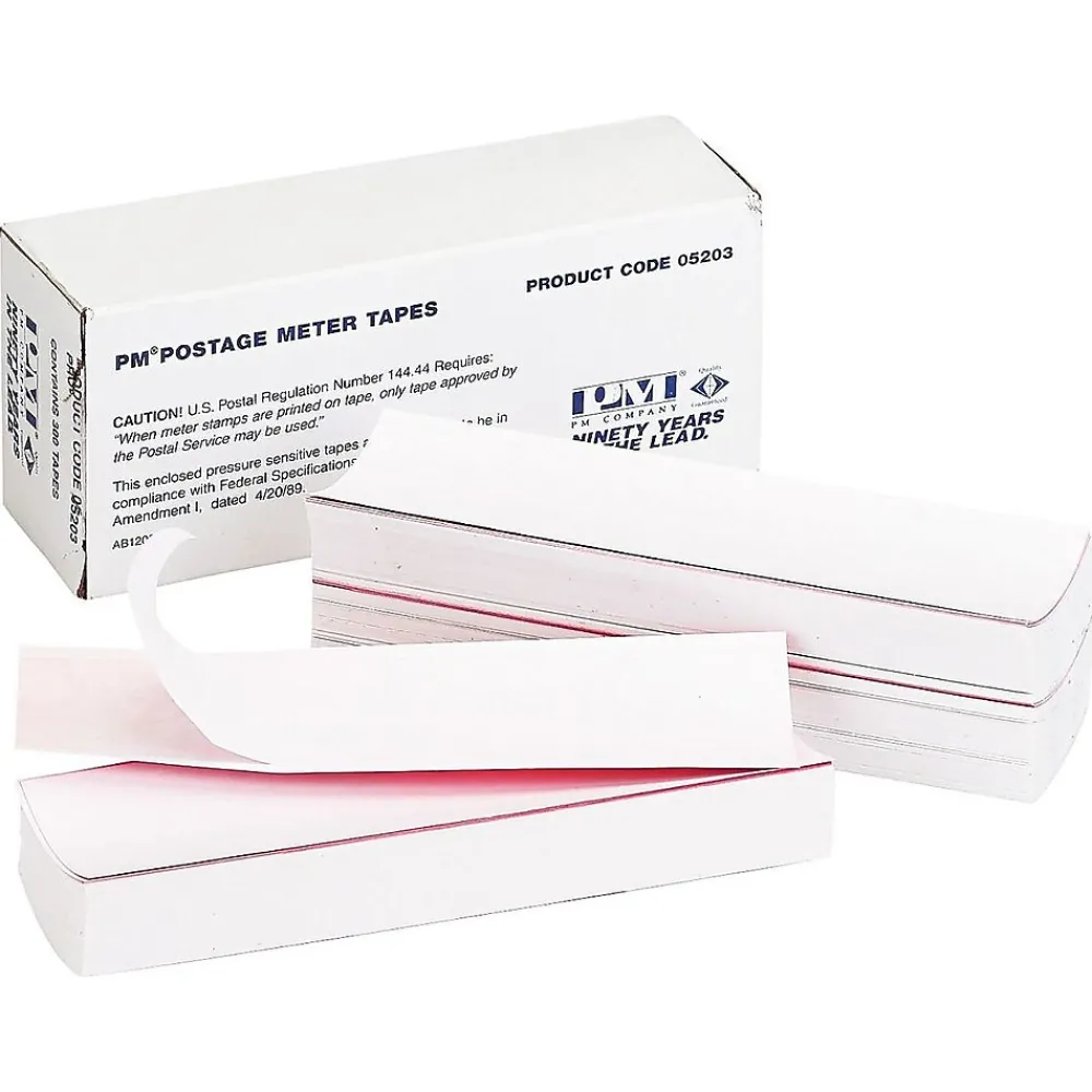 Best PM Company Laser/Inkjet Shipping Labels, 1 5/8" x 5 1/2", White, 300/Box (05203)