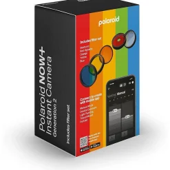 Polaroid Now 2nd Generation I-Type Instant Film Bluetooth Camera, Black (9076)