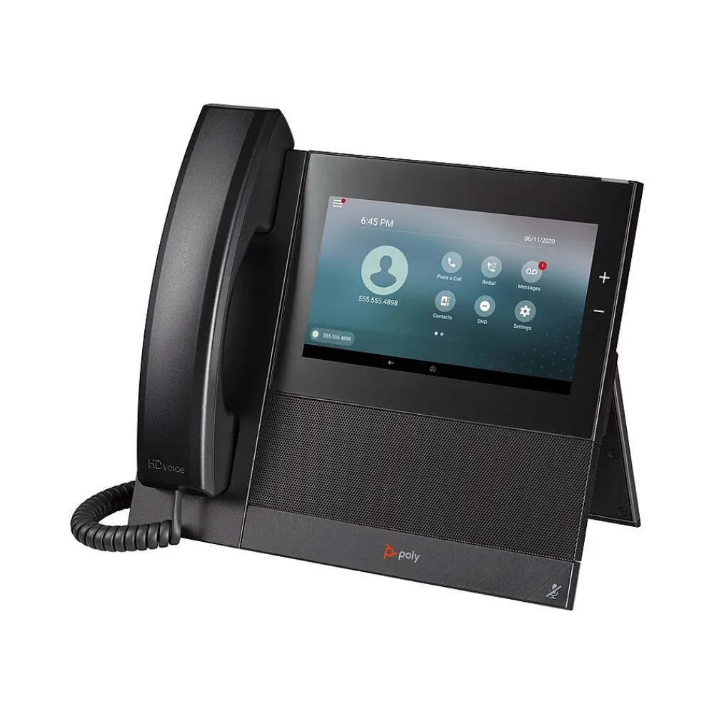 Poly CCX 600 OpenSIP 54-Line Corded Telephone, Black (82Z85AA)