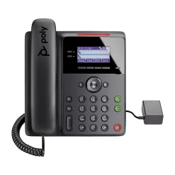 HP Poly Edge B20 8-Line VOIP Phone, Black (82M83AA)