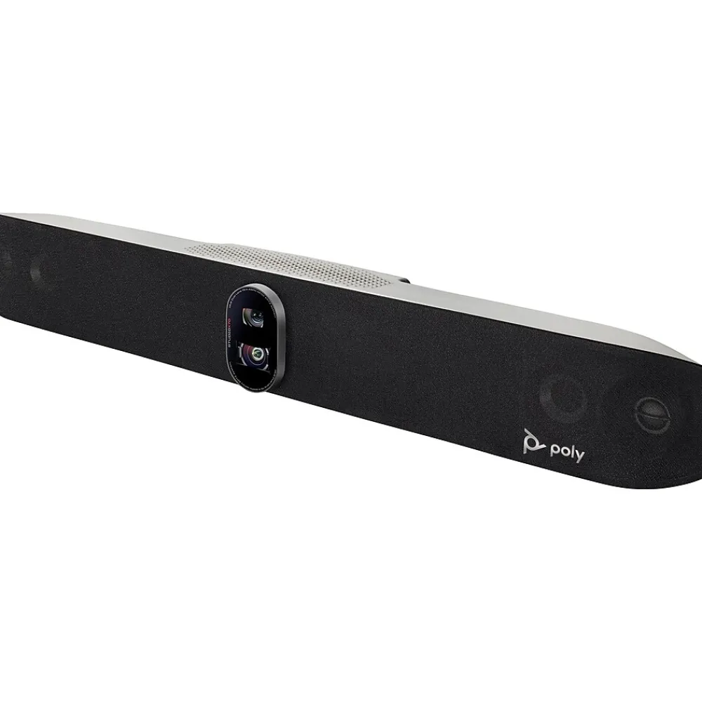 Outlet Poly Studio X70 HD Up to 3840 x 2160 Conferencing Webcam, 20 Megapixels, Black/Gray (83Z51AA#ABA)