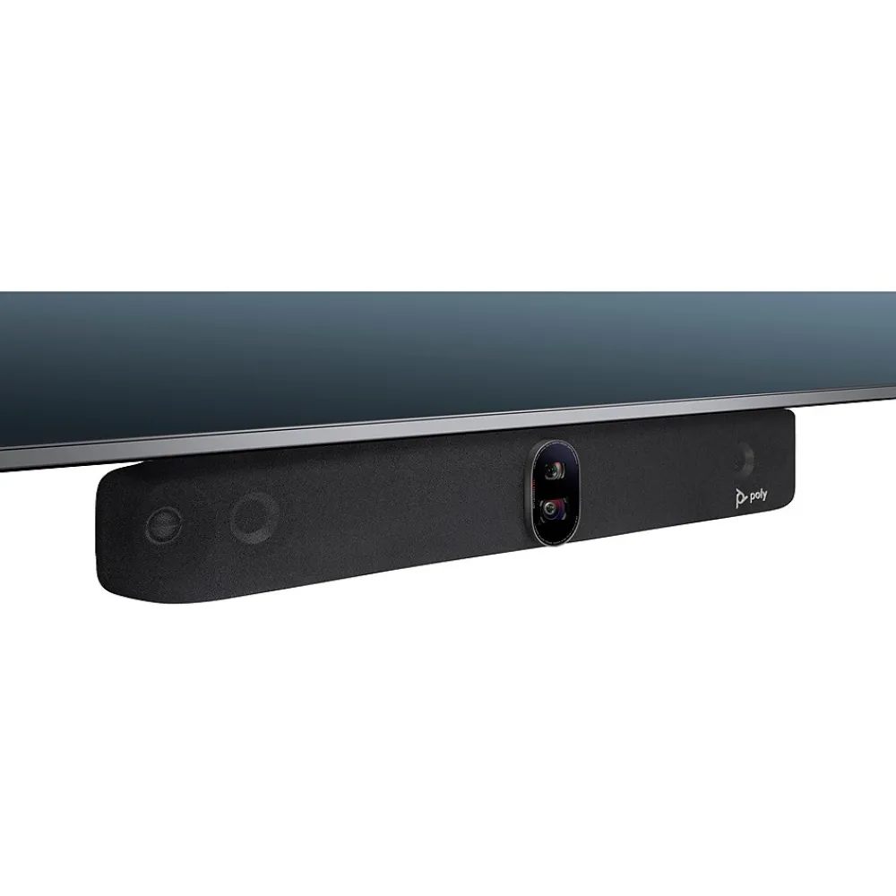 Outlet Poly Studio X70 HD Up to 3840 x 2160 Conferencing Webcam, 20 Megapixels, Black/Gray (83Z51AA#ABA)