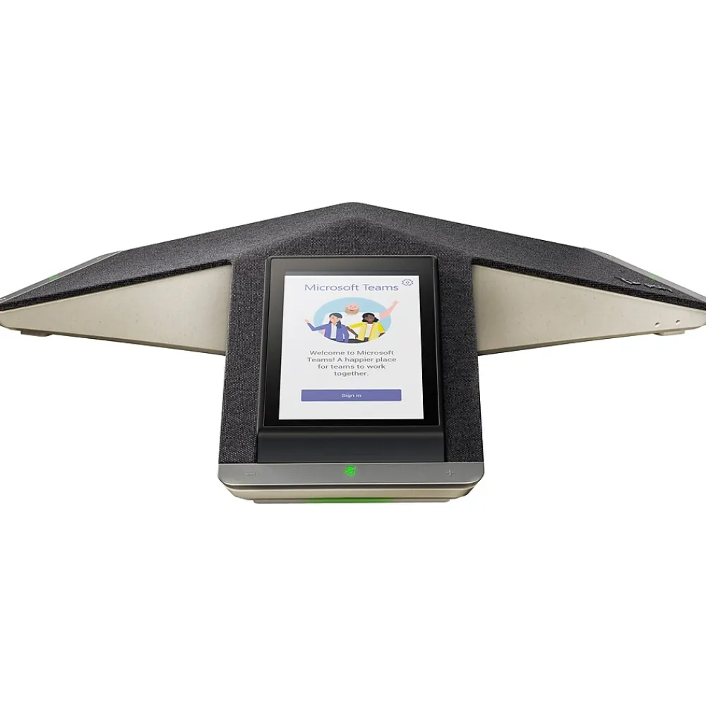 Poly Trio C60 3-Line IP Conference Telephone, Black/Grey (84C21AA)
