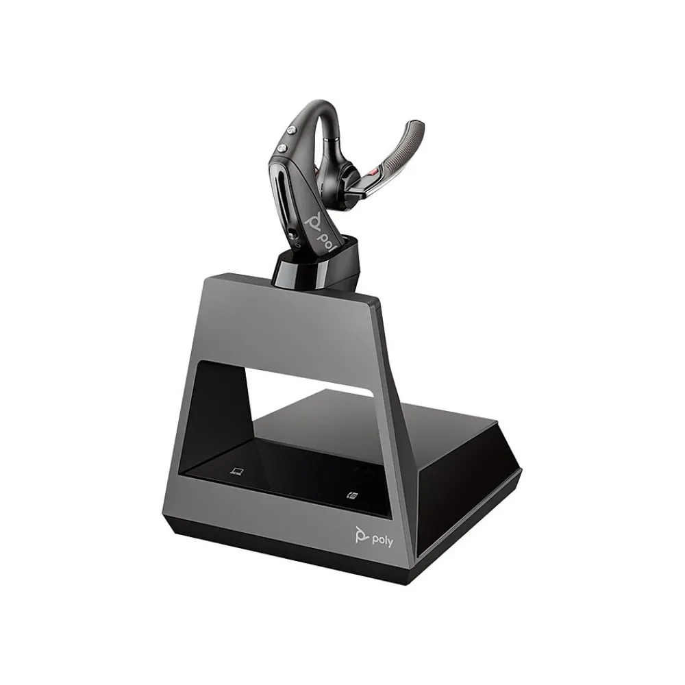 Clearance Poly Voyager 5200 Office Wireless Mono Ear Loops, Over-The-Ear, Black (7S3Y1AA#ABA)