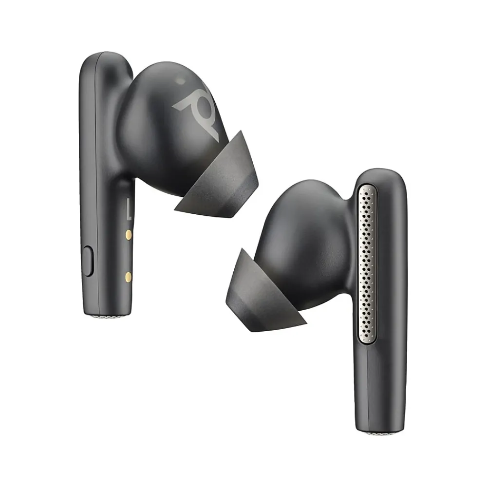 Voyager Free 60 UC Wireless Noise Cancelling Bluetooth Earbuds, USB-A, UC Certified, Carbon Black (7Y8H3AA)<Poly Sale