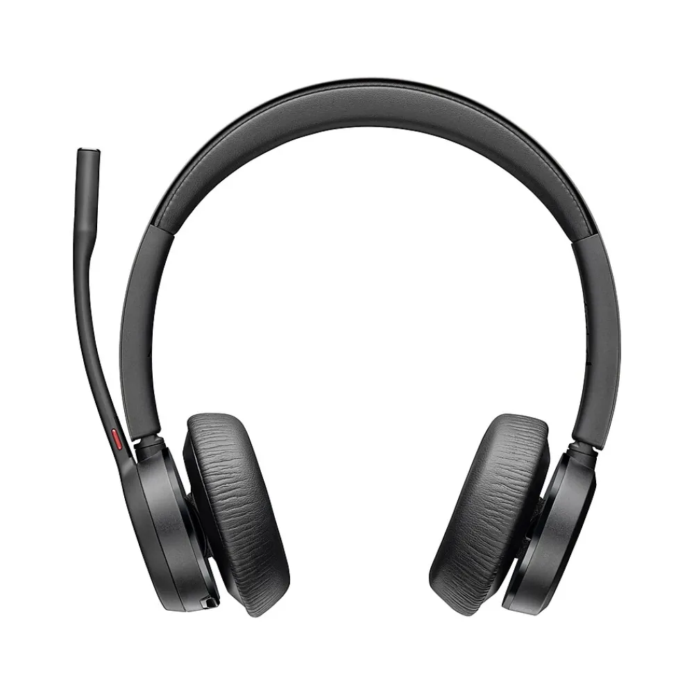 Discount Poly Voyager 4300UC Series USB-A Bluetooth Stereo Phone & Computer Headset, Unified Communications Certified (76U49AA)