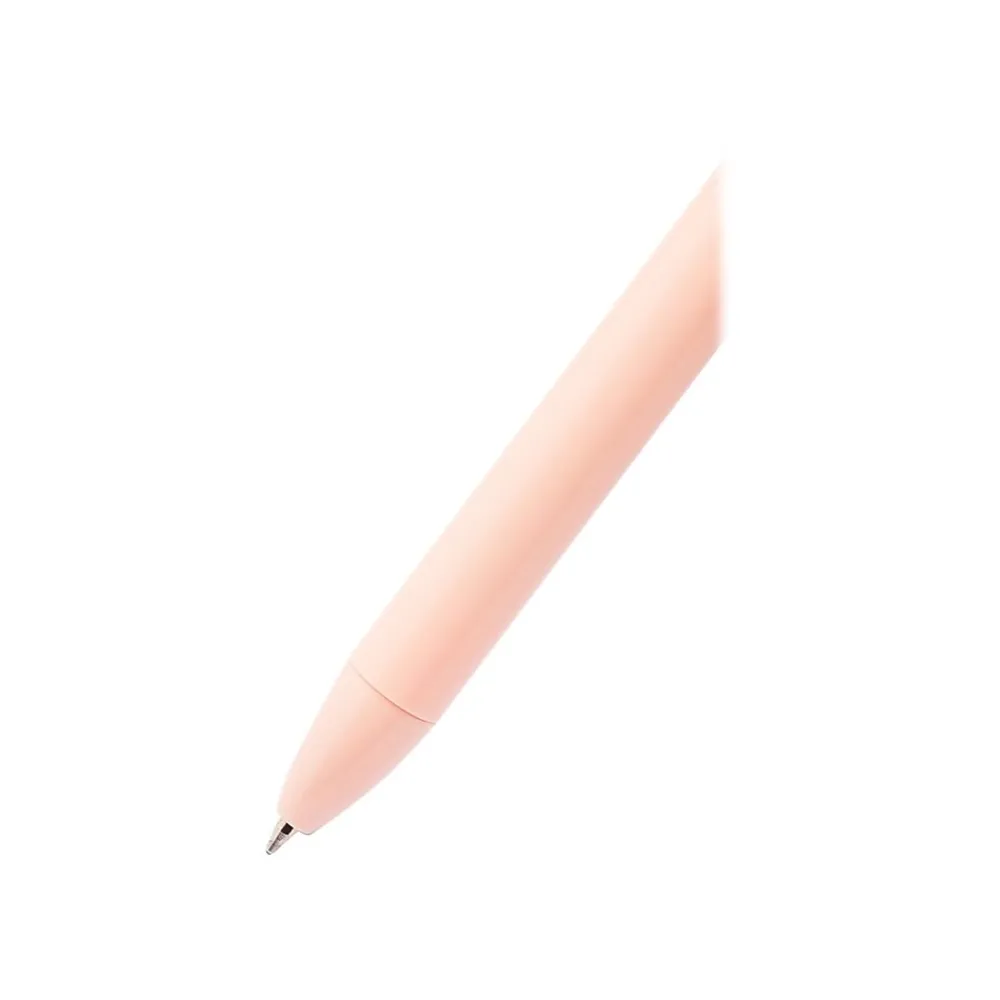 Pens|Poppin Luxe Retractable Gel Pen, Fine Point, Black Ink, 6/Pack (104448-US)