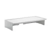 Discount Poppin Non-Adjustable Monitor Riser, White (102092)