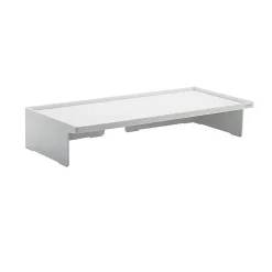 Discount Poppin Non-Adjustable Monitor Riser, White (102092)