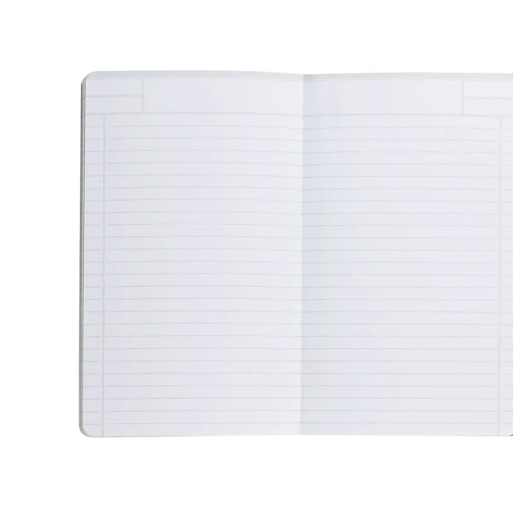 Notebooks|Poppin Professional Notebooks, 5" x 8.25", College Ruled, 96 Sheets, White, 25/Set (104125)