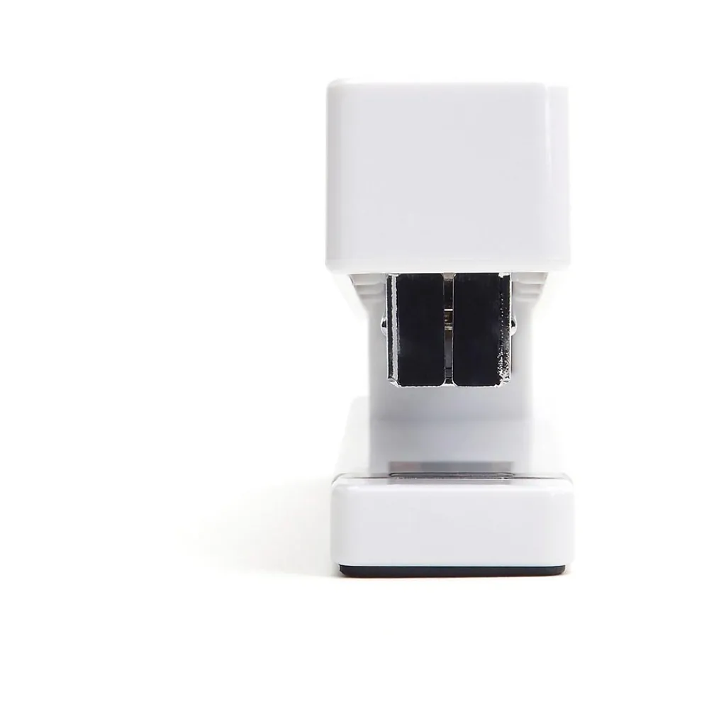 Staplers|Poppin Stapler, 20 Sheet Capacity, White (100152)