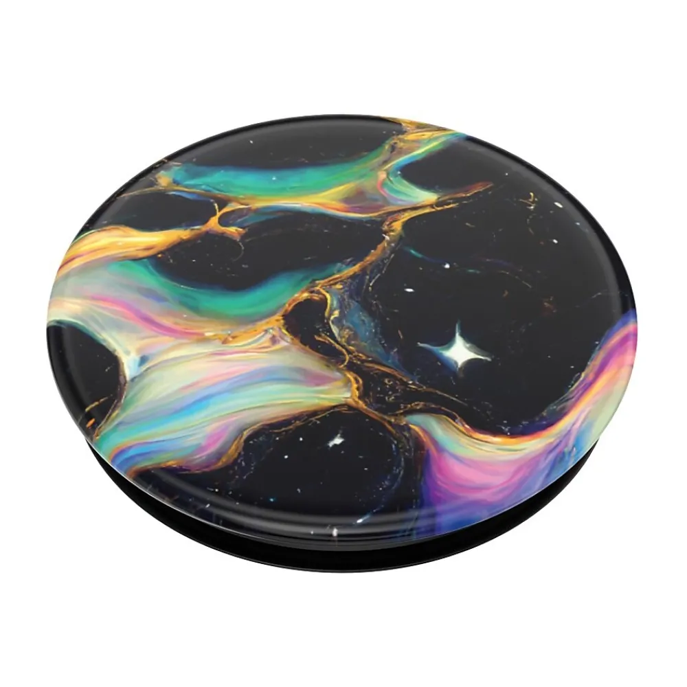 PopGrip Universal Cell Phone Grip, Electric Oil Slick (806710)<PopSockets Outlet