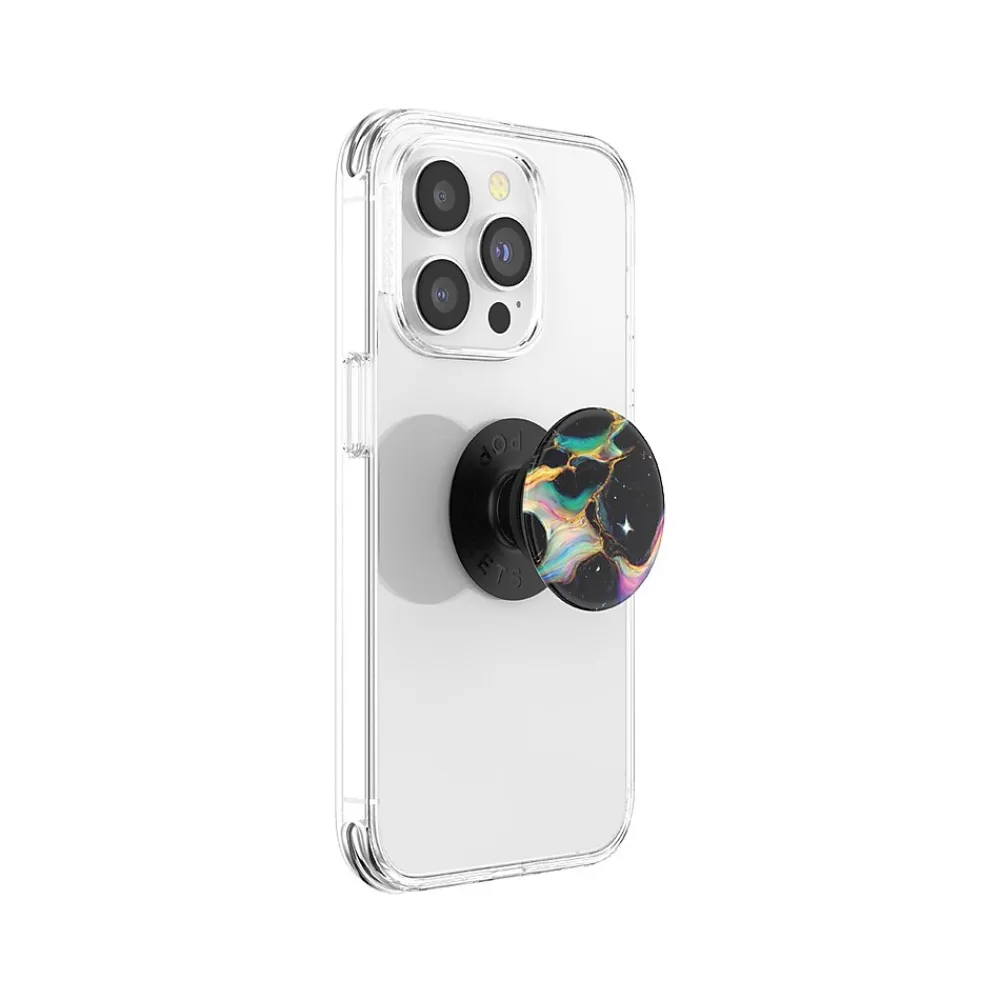 PopGrip Universal Cell Phone Grip, Electric Oil Slick (806710)<PopSockets Outlet