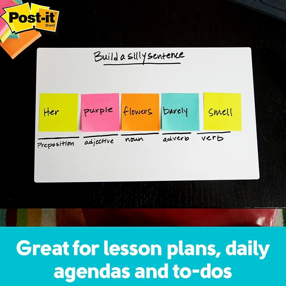 Dry Erase*Post-it ® Dry Erase Sheets, 7" x 11.3", 3/Pack (DEFSHEETS-3PK)