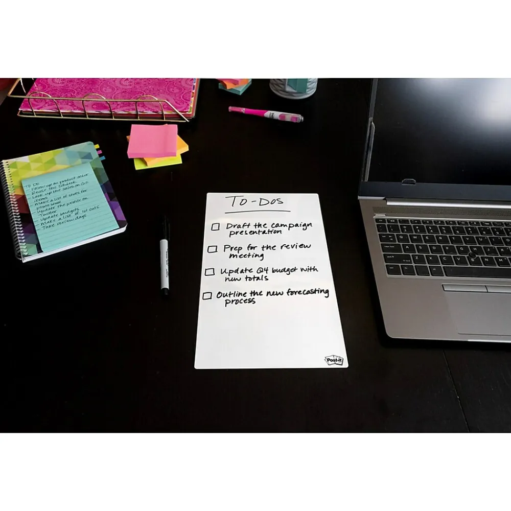 Dry Erase*Post-it ® Dry Erase Sheets, 7" x 11.3", 3/Pack (DEFSHEETS-3PK)