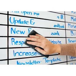 Dry Erase*Post-it Easy Erase Plastic Adhesive Dry-Erase Whiteboard, 4' x 3' (FWS4X3)