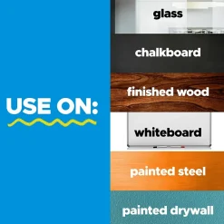 Dry Erase*Post-it Easy Erase Plastic Adhesive Dry-Erase Whiteboard, 9.1