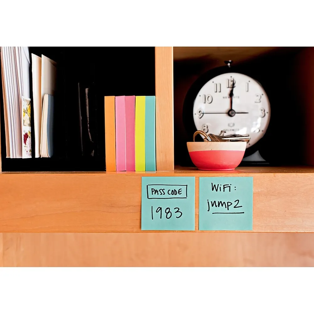 Post-It Notes*Post-it Notes, 3" x 3", Blue Wave, 470 Sheet/Pad (2056-RC)