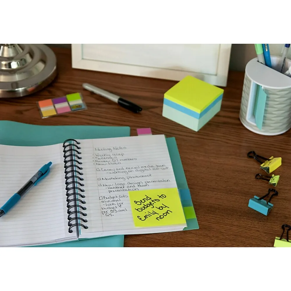Post-It Notes*Post-it Notes, 3" x 3", Blue Wave, 470 Sheet/Pad (2056-RC)