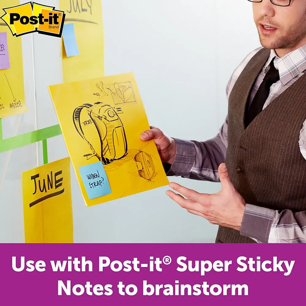 Post-It Notes*Post-it Notes, 11" x 11", Green, 30 Sheet/Pad (BN11G)