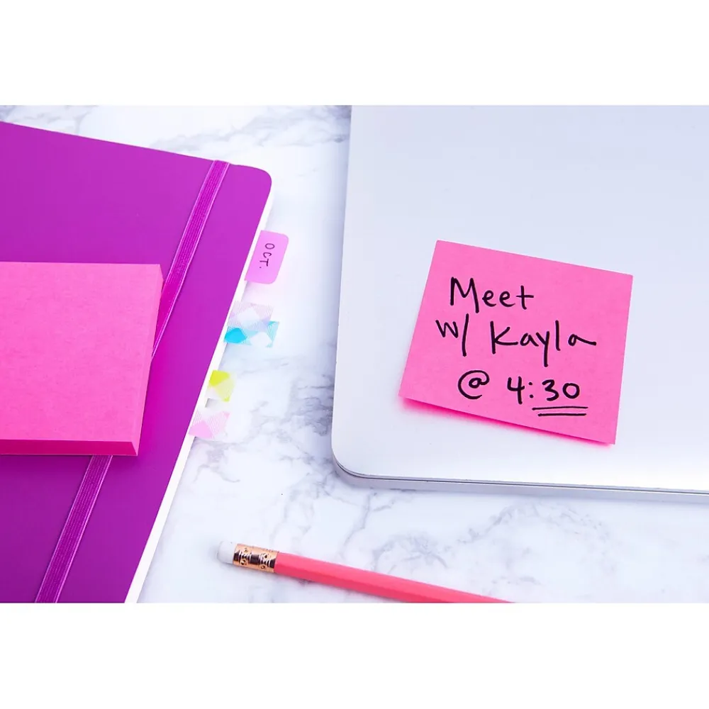 Sticky Notes*Post-it Notes, Assorted Collection, 1 7/8" x 1 7/8", 400 Sheet/Pad, 3 Pads/Pack (20513PK)