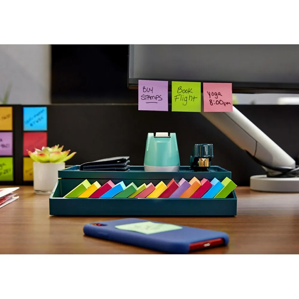 Sticky Notes*Post-it Notes, Assorted Collection, 1 7/8" x 1 7/8", 400 Sheet/Pad, 3 Pads/Pack (20513PK)