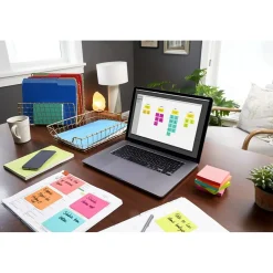 Post-It Notes*Post-it Notes Cube, 3" x 3", Assorted Brights, 400 Sheets/Cube (2027-BRT) Assorted Bright Colors