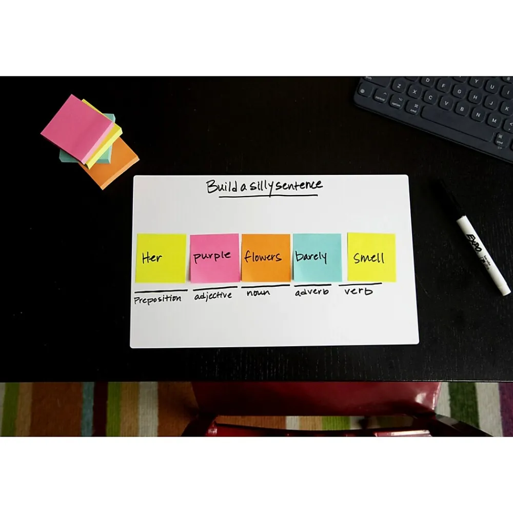 Post-It Notes*Post-it Notes Cube, 3" x 3", Assorted Brights, 400 Sheets/Cube (2027-BRT) Assorted Bright Colors
