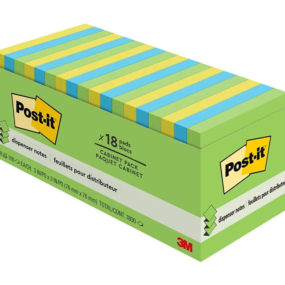 Post-It Notes*Post-it Pop-up Notes, 3" x 3", Collection, 100 Sheet/Pad, 18 Pads/Pack (R33018AUCP) Floral Fantasy