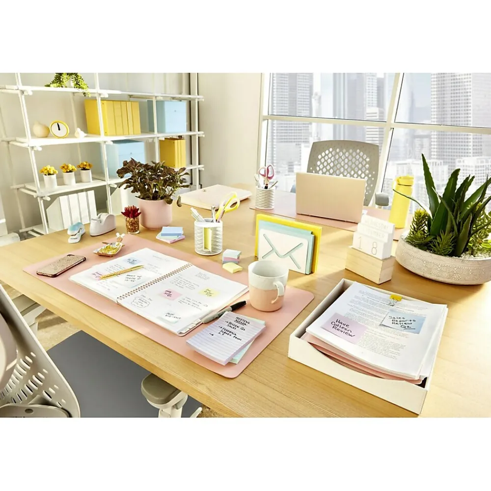 Post-It Notes*Post-it Recycled Notes, 1 3/8" x 1 7/8", Canary Collection, 100 Sheet/Pad, 12 Pads/Pack (653RPYW) Canary Yellow