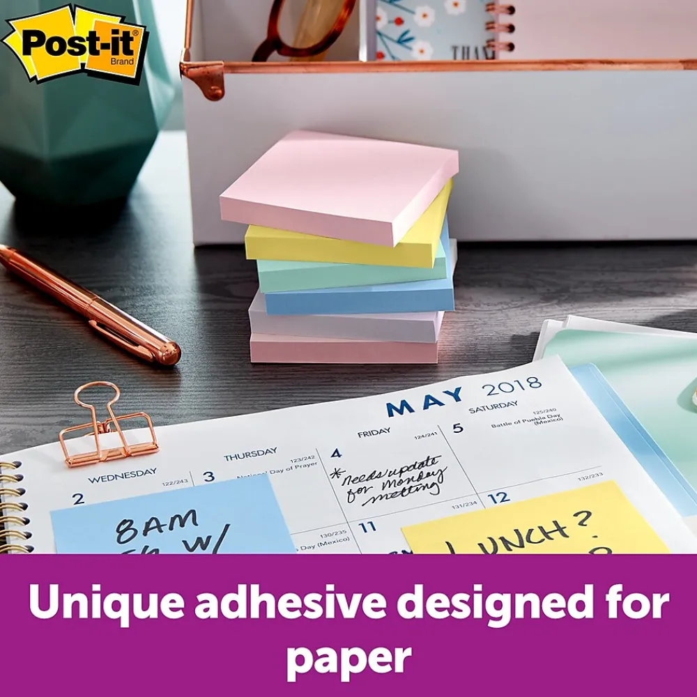 Post-It Notes*Post-it Recycled Notes, 3" x 3", Collection, 75 Sheet/Pad, 24 Pads/Pack (654R24CPAP) Sweet Sprinkles