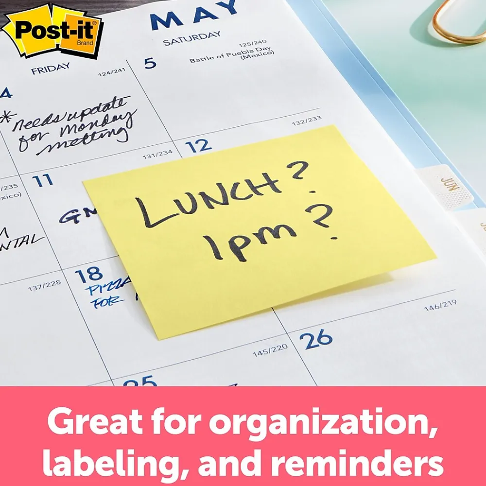 Post-It Notes*Post-it Recycled Notes, 3" x 3", Collection, 75 Sheet/Pad, 24 Pads/Pack (654R24CPAP) Sweet Sprinkles