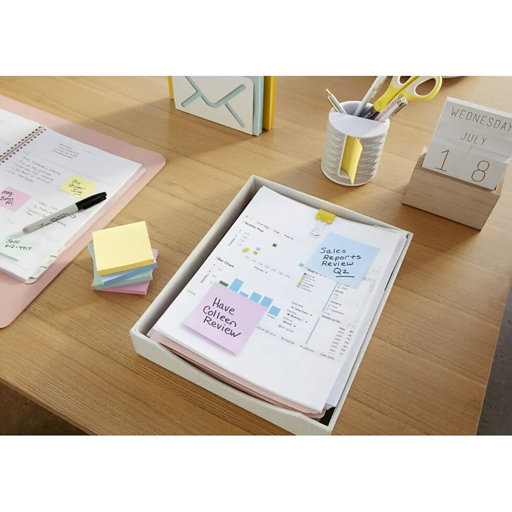 Post-It Notes*Post-it Recycled Notes, 3" x 3", Collection, 75 Sheet/Pad, 24 Pads/Pack (654R24CPAP) Sweet Sprinkles