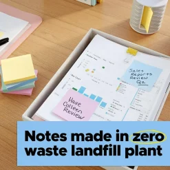 Post-It Notes*Post-it Recycled Super Sticky Notes, 3