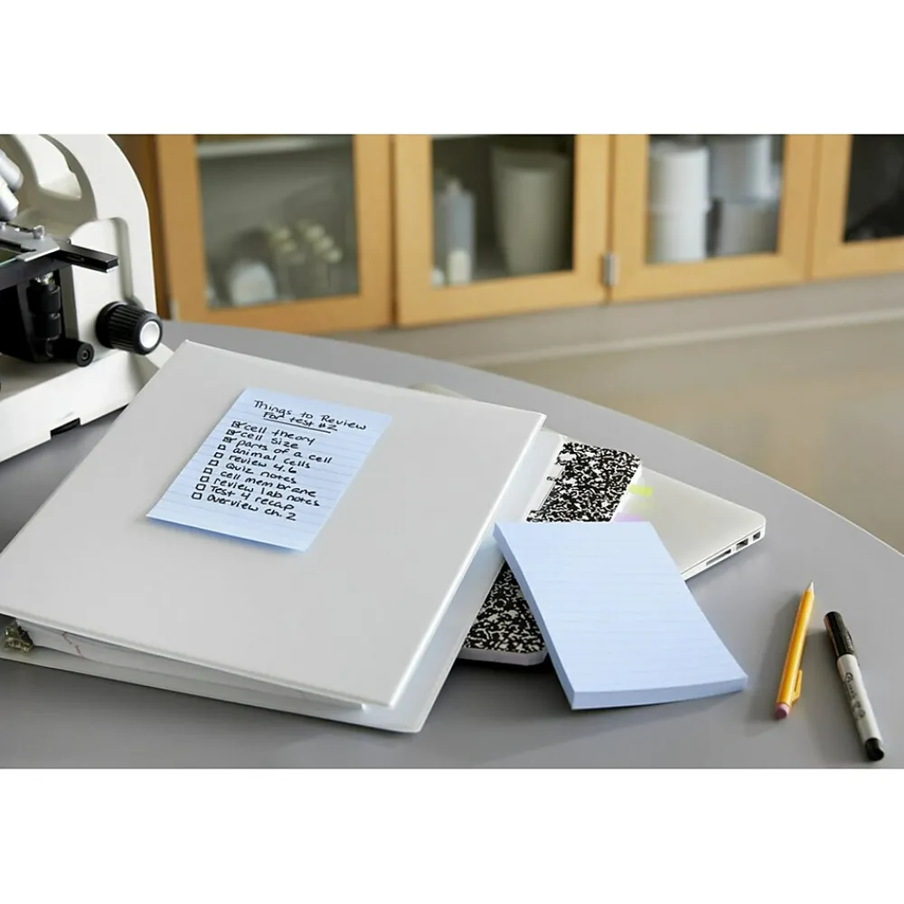 Post-It Notes*Post-it Recycled Super Sticky Notes, 4" x 6", Collection, 45 Sheet/Pad, 4 Pads/Pack (4621R-4SST) Oasis