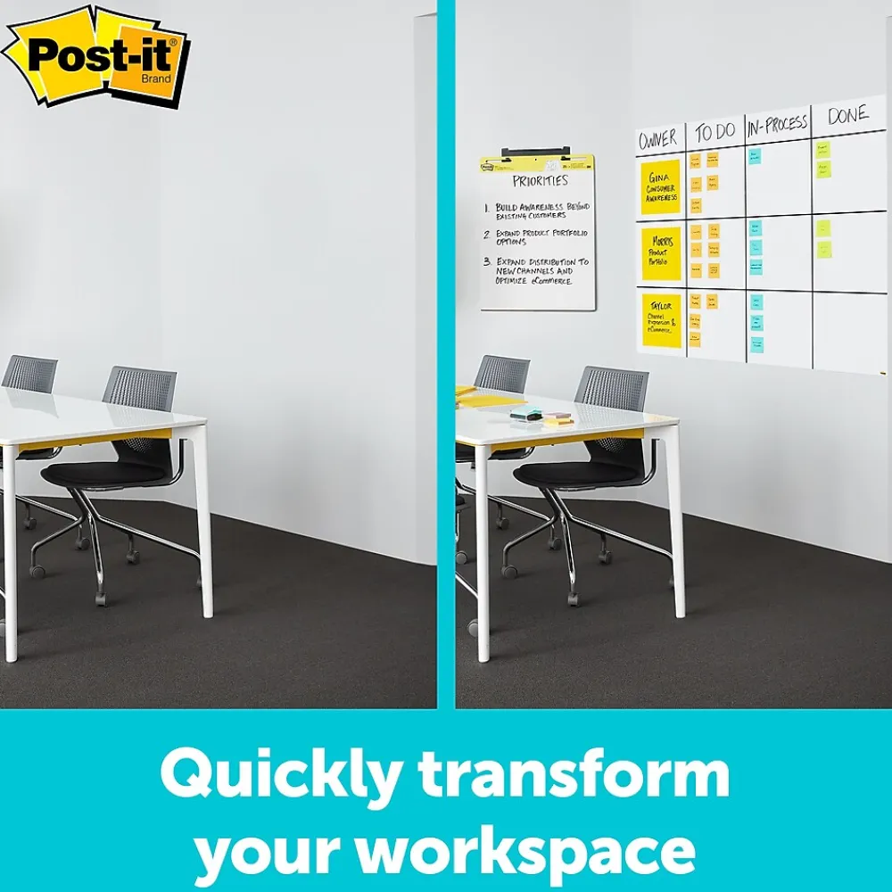 Dry Erase*Post-it Super Sticky Dry Erase Surface, 2' x 3' (DEF3X2)