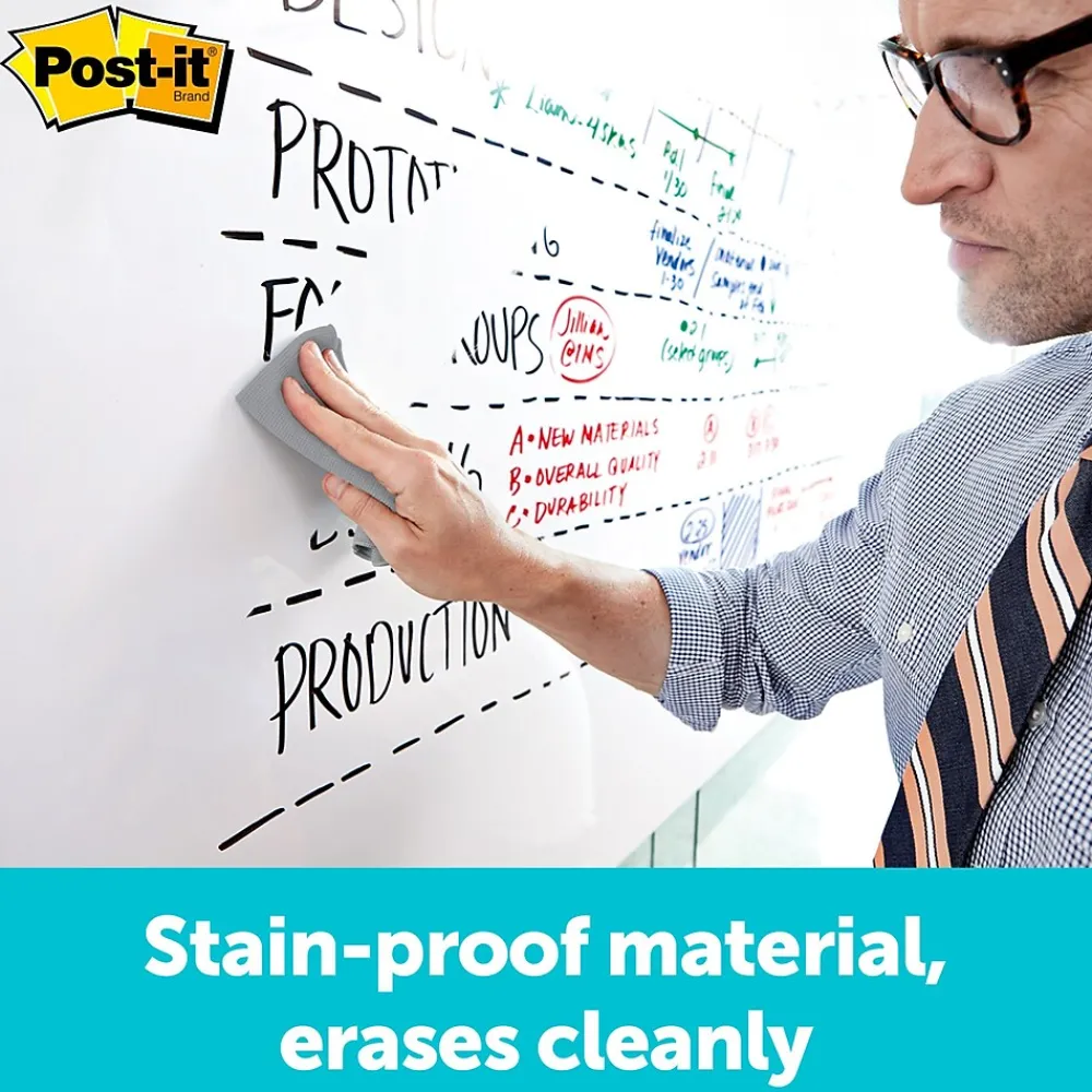 Dry Erase*Post-it Super Sticky Dry Erase Surface, 2' x 3' (DEF3X2)